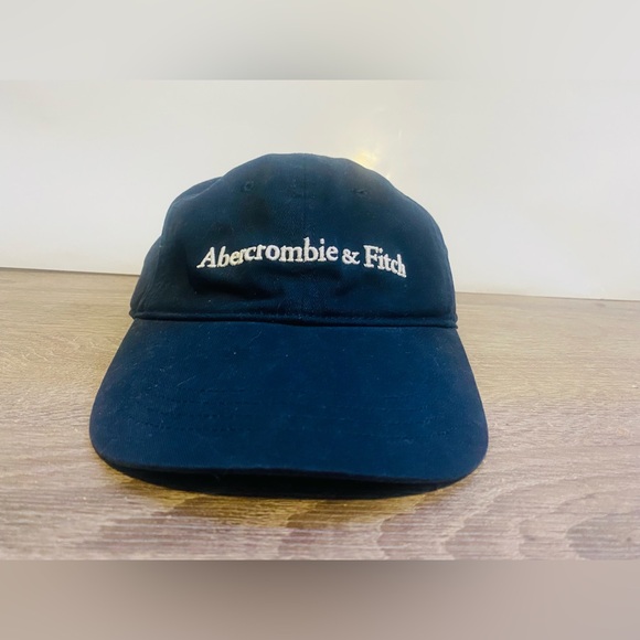 NWT Abercrombie & fitch navy blue baseball hat one size - Picture 2 of 5
